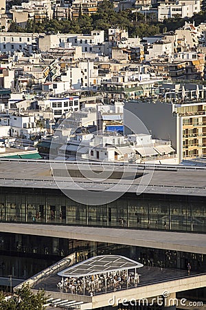 â€œTHE NEW ACROPOLIS MUSEUM Editorial Stock Photo